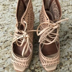Jeffrey Campbell Perforated Nude Rayos